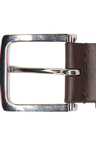 Ceinture en cuir Forever - Marron foncé