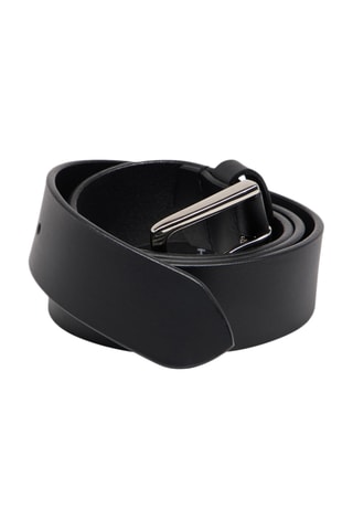 Ceinture en cuir Forever - Noir