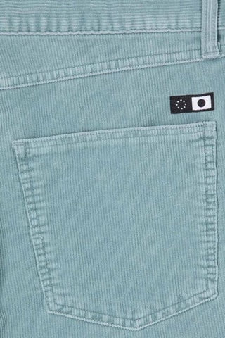 Pantalon regular en velours - Gris clair
