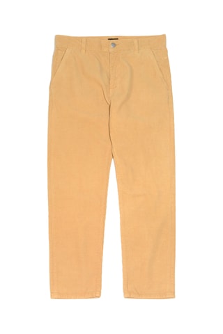 Pantalon regular en velours Corduroy Woodrow - Moutarde