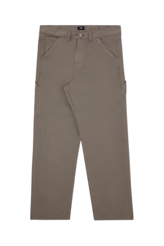 Pantalon straight leg Delta - Marron