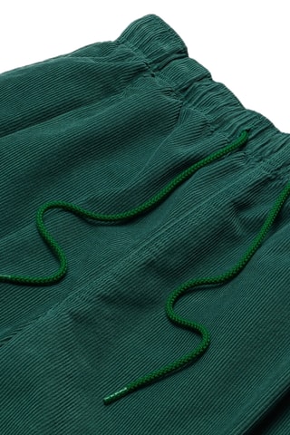 Pantalon slim en velours - Vert