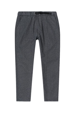 Pantalon regular en laine vierge - Gris foncé