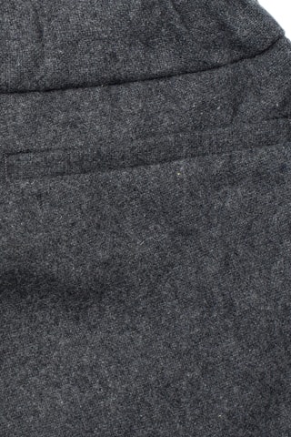 Pantalon regular en laine vierge - Gris foncé