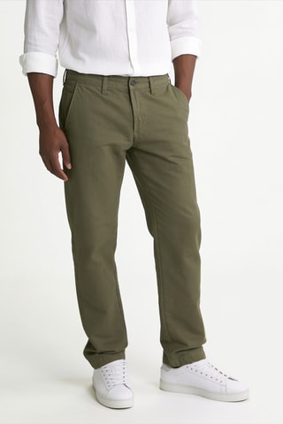 Chino relaxed - Vert foncé