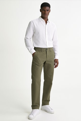 Chino relaxed - Vert foncé