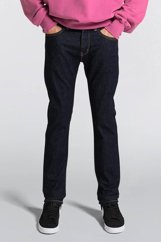 Jean slim en coton biologique Kaihara - Bleu foncé