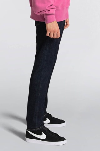 Jean slim en coton biologique Kaihara - Bleu foncé