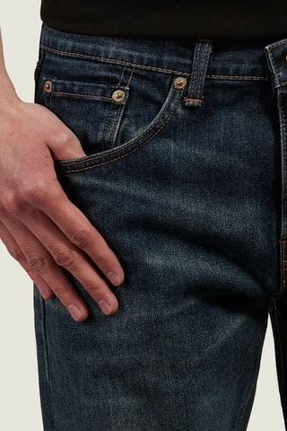 Jean tapered Kaihara - Bleu cobalt