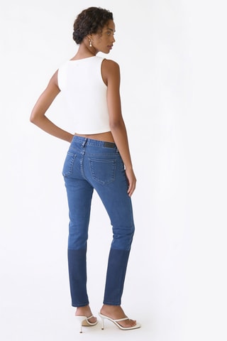 Jean slim 7/8 Bonnie - Bleu