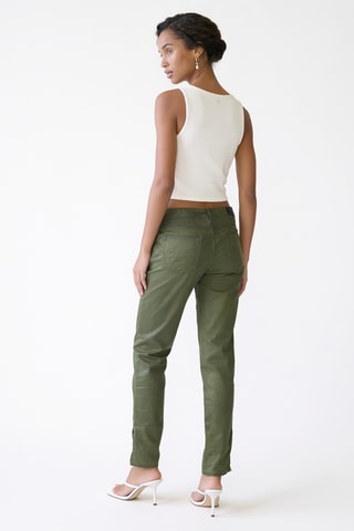 Jean slim W' Crash - Kaki