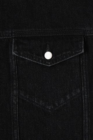 Veste sans manches en jean - Noir