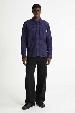 Chemise regular Millenium - Violet et vert foncé