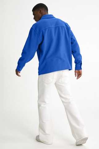 Surchemise en velours Jowen - Bleu roi