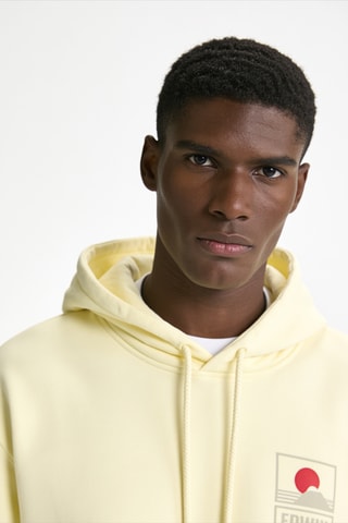 Sweat à capuche - Jaune