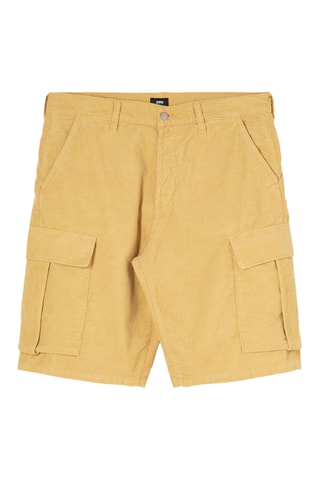Short regular en velours - Jaune