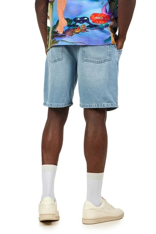 Short slim en jean Bridger - Bleu cobalt