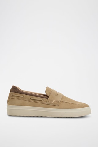 Mocassins en nubuck Seafarer - Taupe