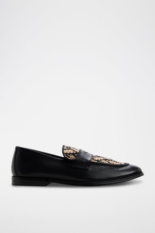 Mocassins en cuir Fano - Noir