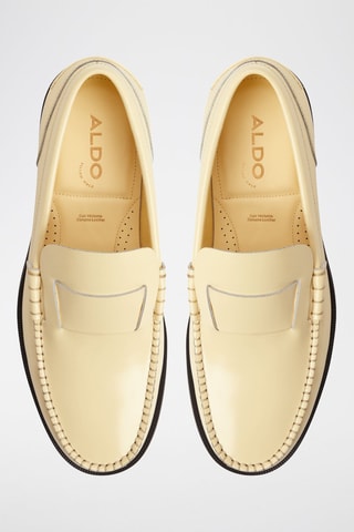 Mocassins en cuir Tides - Jaune clair
