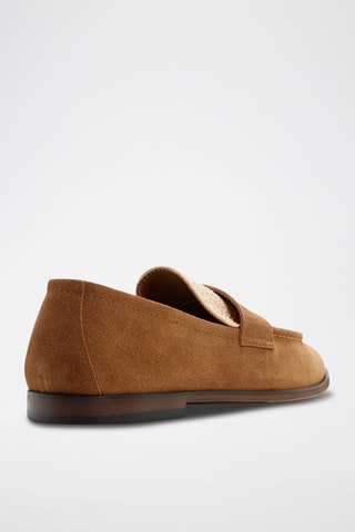 Mocassins en nubuck Fano - Marron