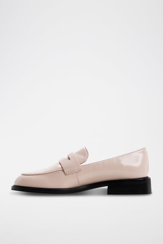 Mocassin en cuir verni Valera - Rose