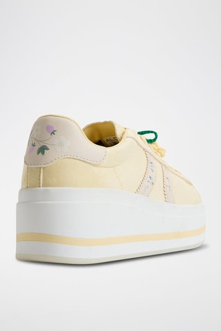 Baskets plateformes Paotlan - Jaune clair