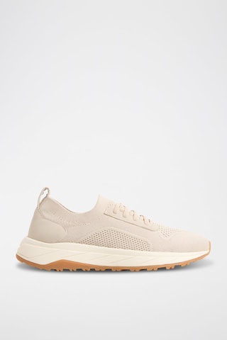 Baskets en cuir Zayd - Beige