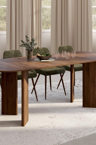 Table à manger extensible Cassia - 160/200 x 75 x 90 cm