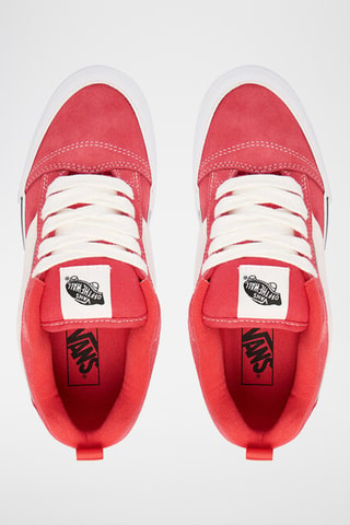 Baskets en cuir Knu Skool - Rouge - Vans