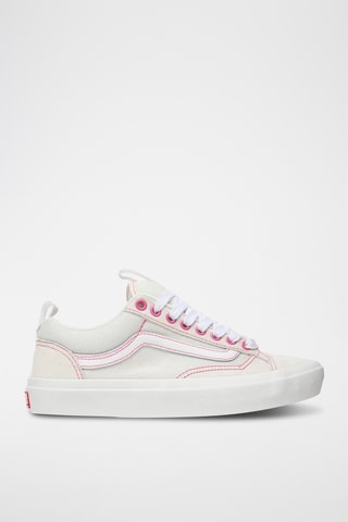 Baskets en cuir Skate Old Skool 36+ - Blanc - Vans
