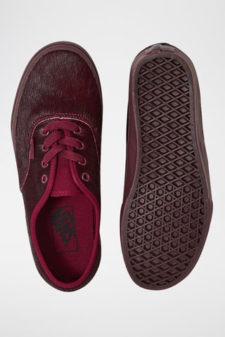Baskets en cuir Authentic - Bordeaux - Vans