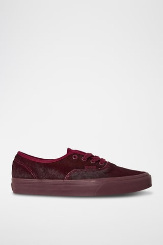 Baskets en cuir Authentic - Bordeaux - Vans