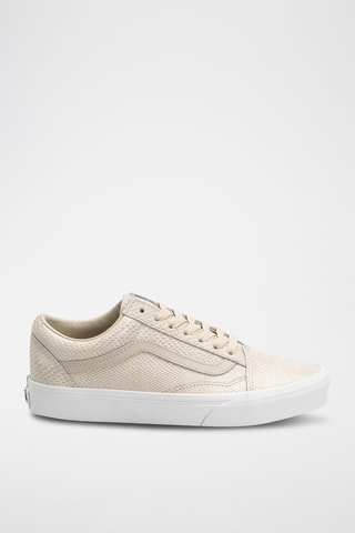 Baskets en cuir Old Skool - Beige - Vans