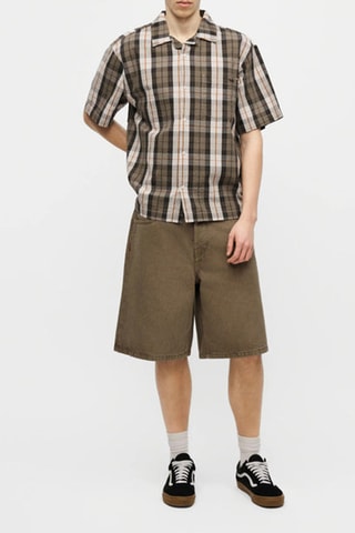 Chemise Seersuck Plaid SS Woven  - Marron - Vans