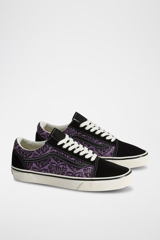 Baskets en nubuck Old Skool - Noir - Vans