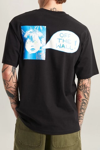 T-shirt regular Side Talk SS - Noir - Vans