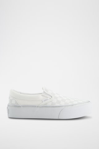 Slip-on plateformes Classic - Blanc - Vans