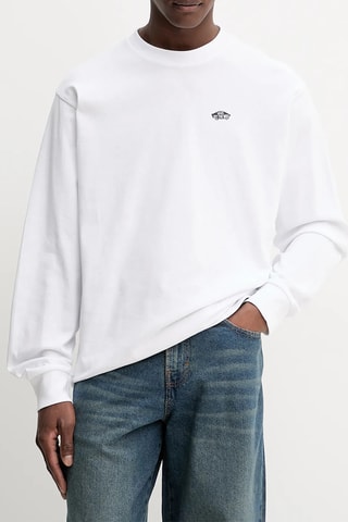 T-shirt loose - Blanc - Vans