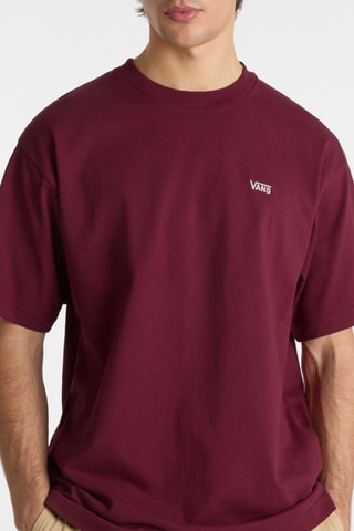 T-shirt loose Left Chest II - Bordeaux