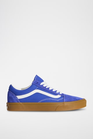 Baskets en nubuck Old Skool - Bleu cobalt