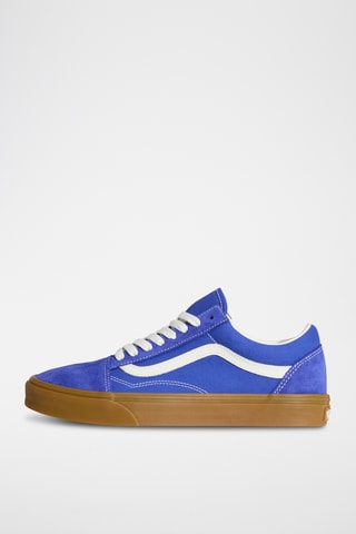 Baskets en nubuck Old Skool - Bleu cobalt