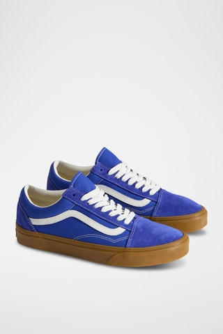 Baskets en nubuck Old Skool - Bleu cobalt