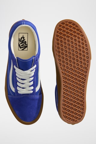Baskets en nubuck Old Skool - Bleu cobalt