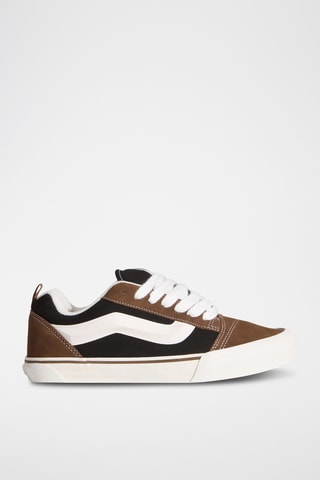 Baskets en cuir Knu Skool - Noir et marron