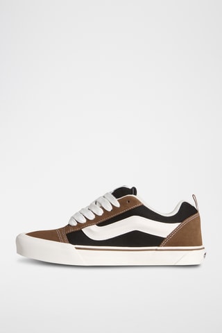 Baskets en cuir Knu Skool - Noir et marron