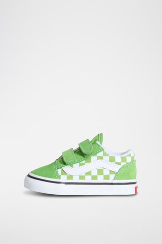 Baskets en nubuck Old Skool V - Vert et blanc