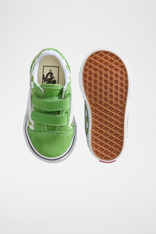 Baskets en nubuck Old Skool V - Vert et blanc