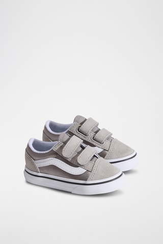 Baskets en nubuck Old Skool V - Gris clair et argenté