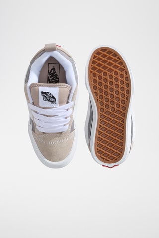 Baskets en nubuck Knu Skool - Gris et beige